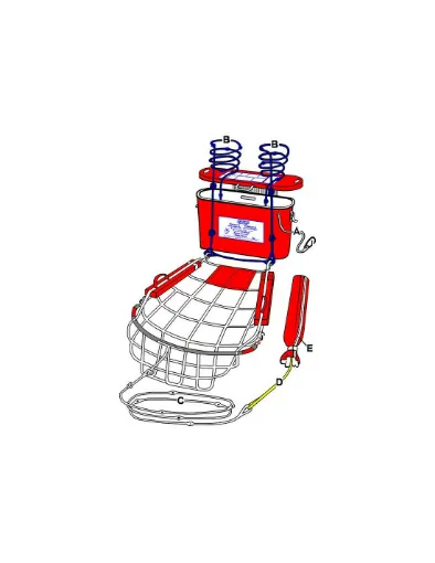 Picture of Markusnet MS.1 life net for freeboard up to 10m