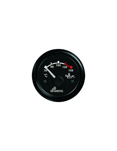 Picture of Blackline ø52mm oil temperature 50-150°C - black