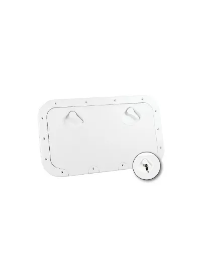 Picture of Classic access hatch with lock - 355x600mm - white