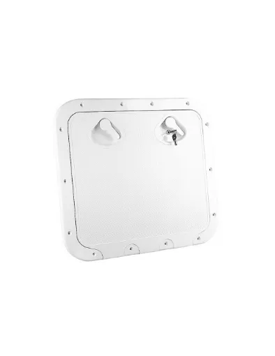 Picture of Classic access hatch with lock, white, 463x517mm