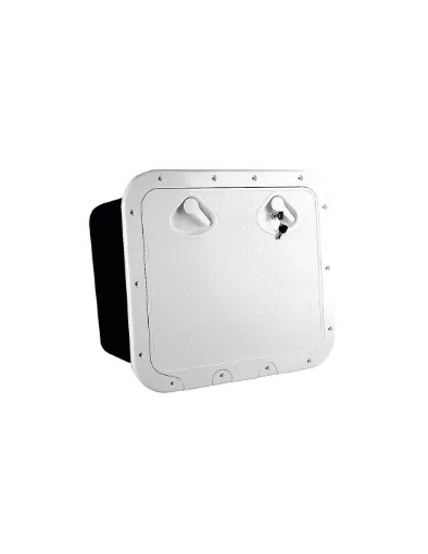 Picture of Classic storage flap with box, with lock, white, 463χ517mm