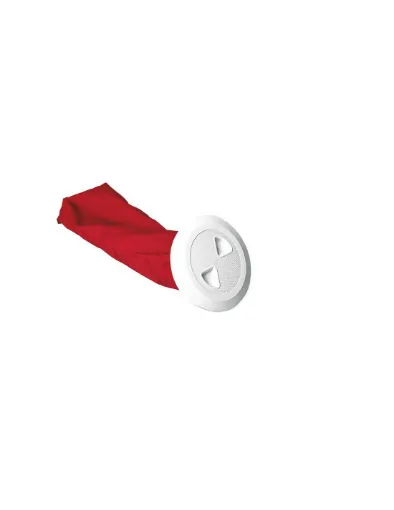 Picture of Round inspection covers with removable bag, white Int.Ø108mm