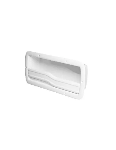 Picture of Left side storage compartment, 266 x 561mm white