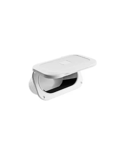 Picture of Pocket box with oval lid 11.5x17.5cm - white