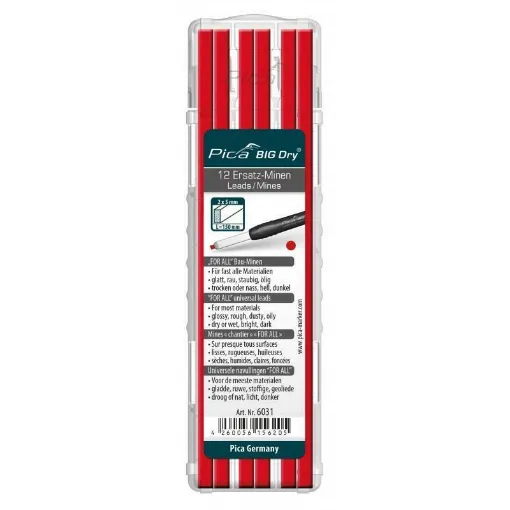 Picture of Big-Dry red spare leads - Pica