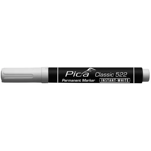 Picture of White permanent marker classic 522 - Pica