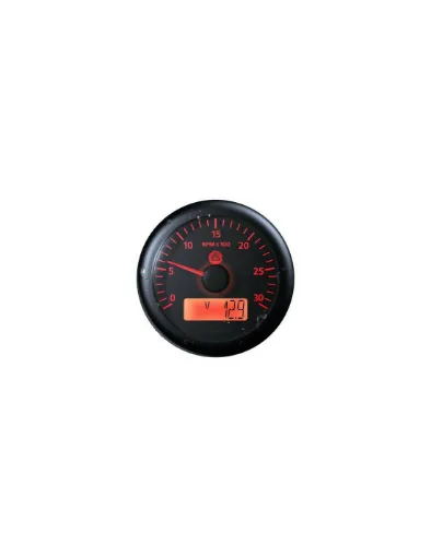 Picture of Viewline 85mm Revolution Counter - 6000 Rpm Timer - Black