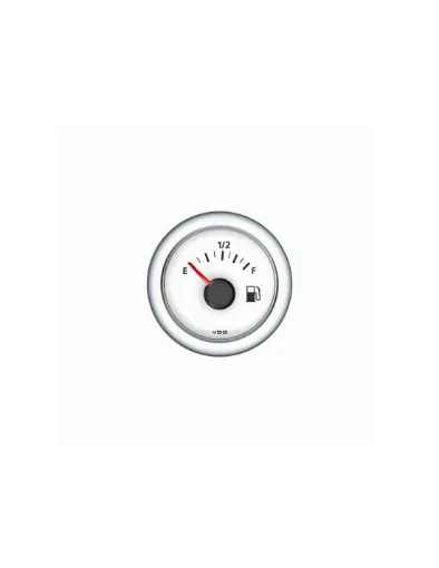 Picture of Viewline 52mm Fuel Level 0-1/1 - White - 90-4 Ohms