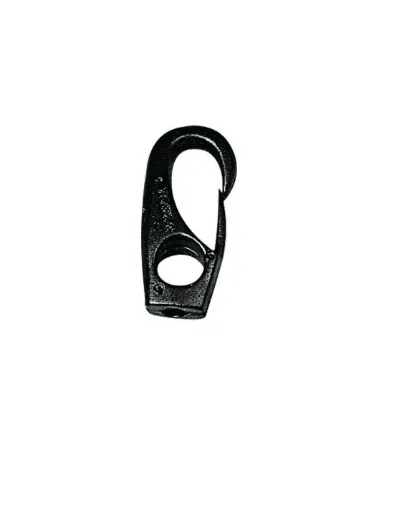 Picture of Polyamide Snap Hooks With Eye Ø12 x 58mm, For Ø8mm Bungee Cord, White