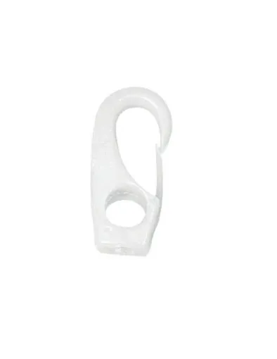 Picture of Polyamide Snap Hooks With Eye Ø12 x 58mm, For Ø8mm Bungee Cord, Black