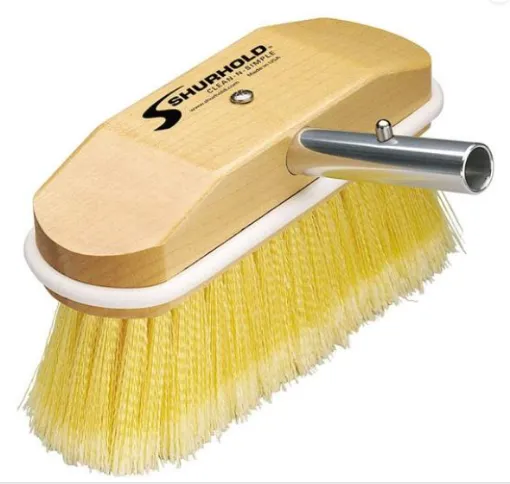 Picture of Shurhold - Soft Hull brush- (Item# 308) 8 inch with yellow polystyrene bristles