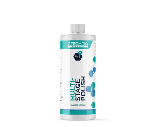 Picture of Gtechniq Marine Multi-Stage Polish - Supergloss Marine Cleaner & Polish for Boats -  Yachts -  Ships& Trawlers -  Removes Defects -  Oxidation -  Scratches & Swirls -  Easy Application on Topcoat& Gelcoat - 500ml