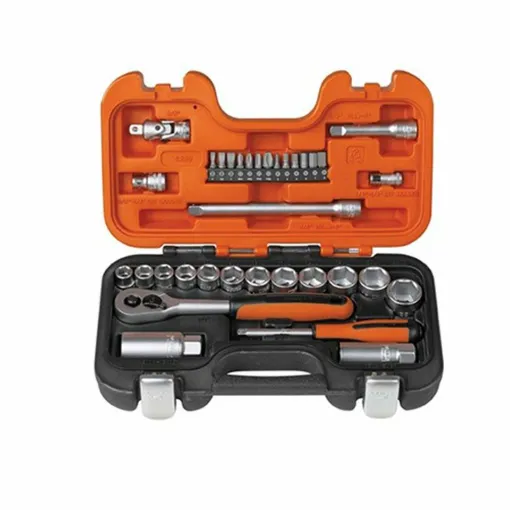 Picture of Bahco Socket Set 1/4" 3/8" 34 Piece