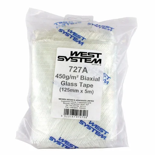 Picture of West System 727 Biaxial Glass Tape 450g 125mm x 5m