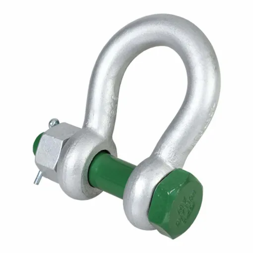 Picture of Green Pin Bolt Type Shackles WLL 1.5