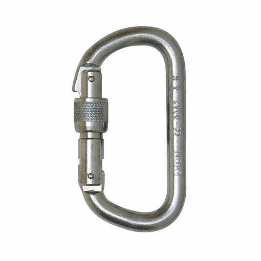 Picture of Foin 10mm Steel D Screwgate Karabiner