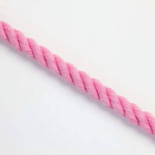 Picture of Soft Matt Three Strand Pink Polyester 12 mm