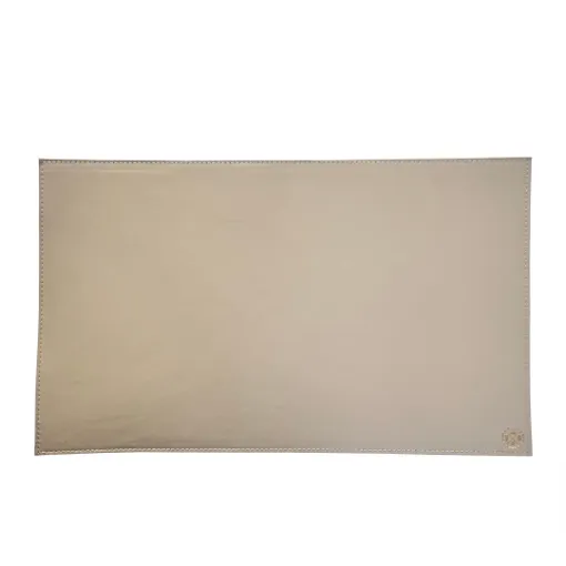 Picture of Collection Armand - Beige Leather Desk Pad - Size M -   60,0cm x  40,0cm - Weight : 710 Gr - Gordon & Gaia