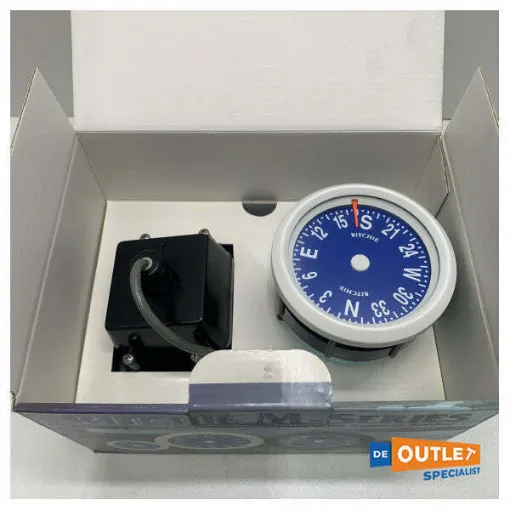 Picture of Ritchie M4 electric digital compass white 75 mm