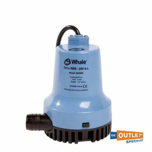 Picture of Whale Orca 2000 electric bilge pump 24V 126 L min - BE2004