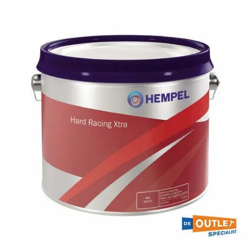 Picture of Hempel Hard Racing Antifouling Xtra True blue 2.5L - Polyester, wood, laminated wood and steel