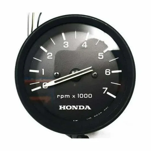 Picture of Honda 7000 rpm outboard tachometer display black - 37250-ZV7-913