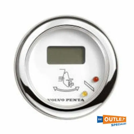 Picture of Volvo Penta digital EVC trim guage white - 881654