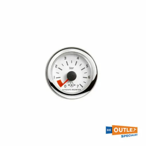 Picture of Volvo Penta pressure gauge 7-bar white - 874923