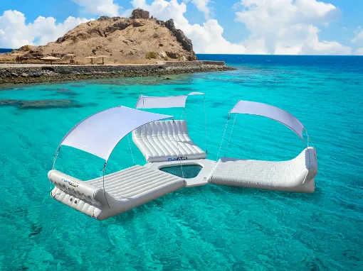 Picture of Floating Shaded Lounger - 226 x 158 x 22 cm - FunAir