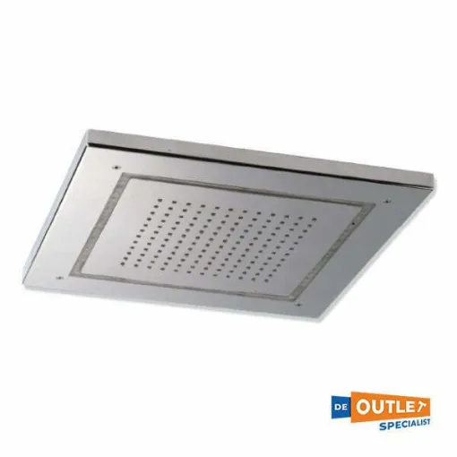 Picture of Foresti Suardi stainless steel rain shower square with lighting RGB - 4170.RGB.1