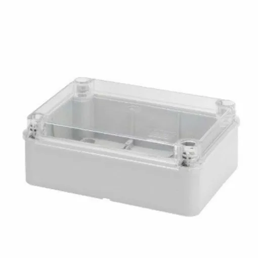 Picture of Gewiss IP56 transparent electric junction box 380 x 300 x 120 mm - GW 44 430