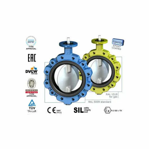 Picture of Ghibson BLPD DN80 GJS400 butterfly valve