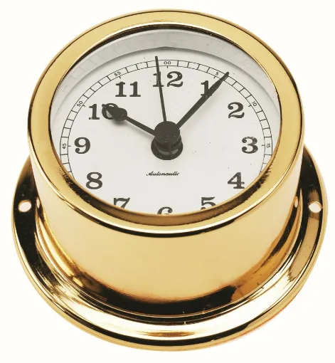 Picture of 72mm clock - Gold brass - Autonautic Instrumental