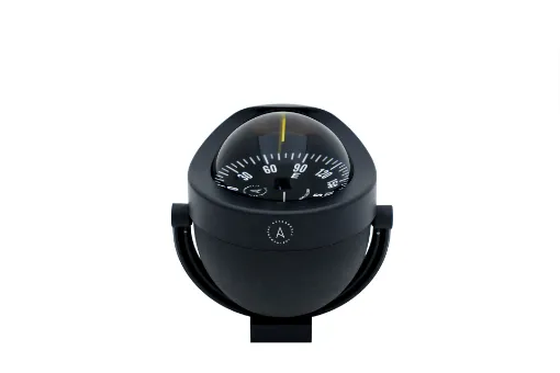 Picture of Bracket mount compass - 85mm - Flat dial - Black - Autonautic Instrumental