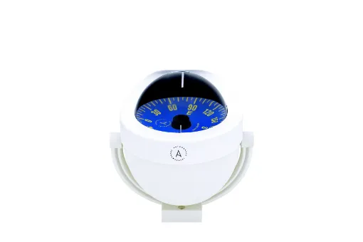 Picture of Bracket mount compass -85mm - Flat&blue dial -White - Autonautic Instrumental