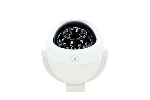 Picture of Bracket mount compass - 85mm - Conical dial -White - Autonautic Instrumental