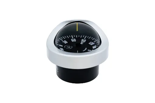 Picture of Flush mount compass - 85mm - Flat dial - Grey - Autonautic Instrumental