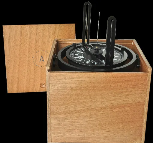 Picture of Professional wooden boxed pelorus - 125mm - Autonautic Instrumental