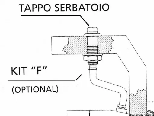 Picture of Hydraulic pump - Complete with check valve. For mounting flanges, see codes: 45.270.03.