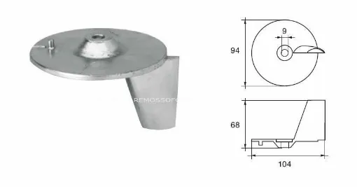 Picture of Anode Fin 41107-Zv5-000