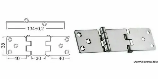 Picture of Mirror polished stainless steel, with vibration damping through a braked central shaft.