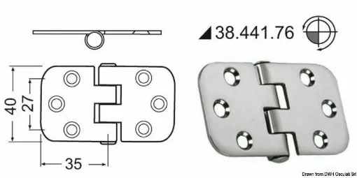 Picture of Mirror polished stainless steel, with vibration damping through a braked central axis.