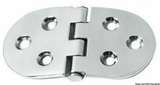 Picture of Stainless steel hinge 110x60 mm - 38.455.01