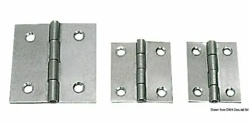 Picture of Polished stainless steel for doors, compartments, etc.