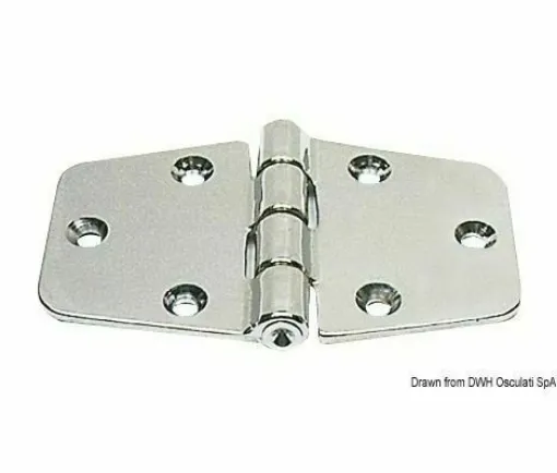 Picture of Chrome-plated brass for seats, hatches, doors, etc. Maximum strength. 7 mm pin.