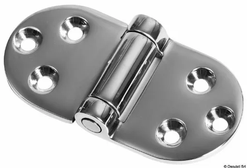 Picture of Built in microfused AISi 316 stainless steel. Constant torque of 30 kg/cm Â± 15%. For example, 2 hinges can support a 2 kg and 40 cm deep door.