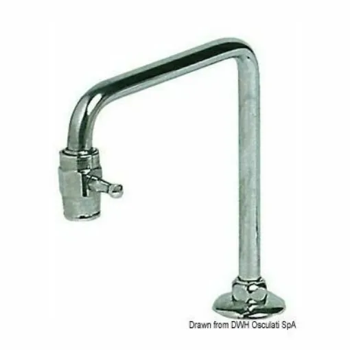 Picture of Telescopic chrome-plated brass faucet - 17.288.90