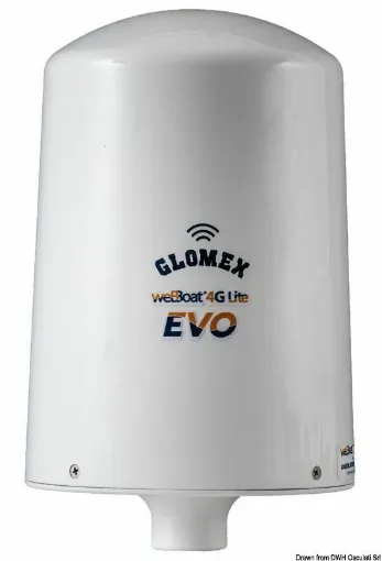 Picture of weBBoatÂ® 4G Lite EVO and weBBoatÂ® 4G Lite High Speed are the integrated COASTAL INTERNET 4G/Wi-Fi single SIM COMPACT and ALL-in-ONE systems designed by Glomex for high-speed internet browsing up to 15 miles from the coast and in areas with poor internet coverage on land. They offer the perfect balance between small size and great performance, ensuring stable and fast connections. weBBoatÂ® 4G Li