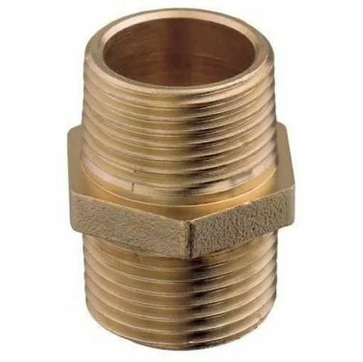 Picture of 1-1/4" Brass Double Nipples