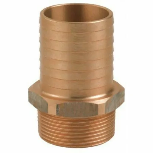 Picture of Bronze Male Hose Connector 1" X 20